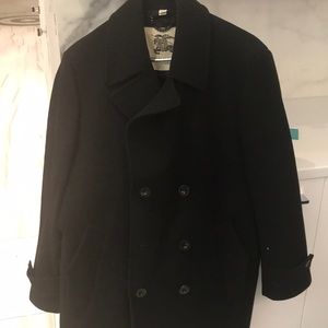 Authentic men’s Burberry pea coat